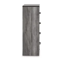 Signature Design by Ashley Bronyan 4-Drawer Chest in Dark Gray