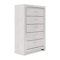 Signature Design by Ashley Altyra 5-Drawer Chest in White