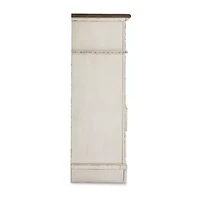 Signature Design by Ashley Realyn Youth 48" 5-Drawer Chest of Drawers in Chipped White