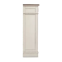 Signature Design by Ashley Realyn 5-Drawer Chest of Drawers in Chipped White