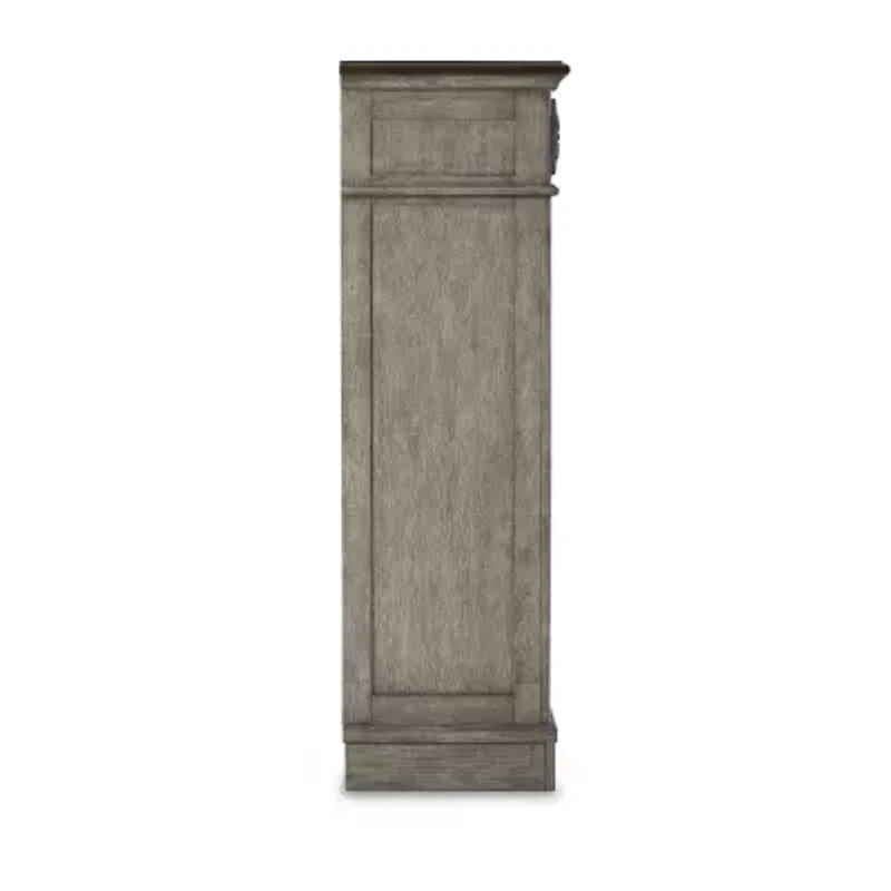 Signature Design by Ashley Lodenbay 5-Drawer Chest of Drawers in Antique Gray