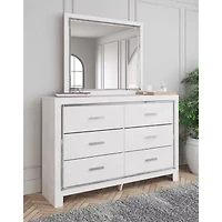 Signature Design by Ashley Altyra 42" Bedroom Dresser Mirror in White