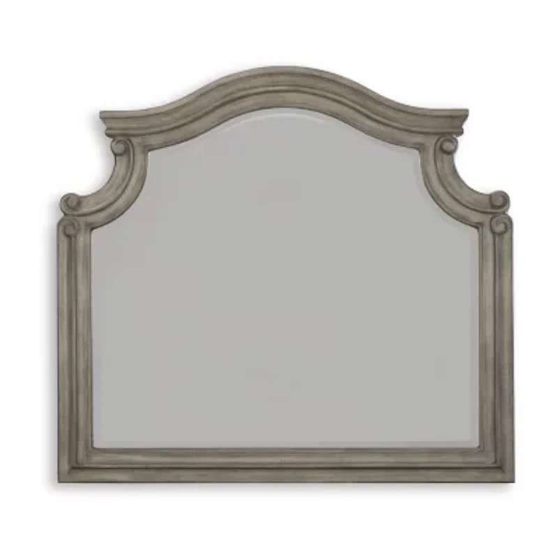 Signature Design by Ashley Lodenbay 44" Bedroom Dresser Mirror in Antique Gray