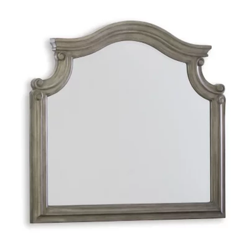 Signature Design by Ashley Lodenbay 44" Bedroom Dresser Mirror in Antique Gray