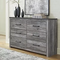 Signature Design by Ashley Bronyan 6-Drawer Dresser in Dark Gray