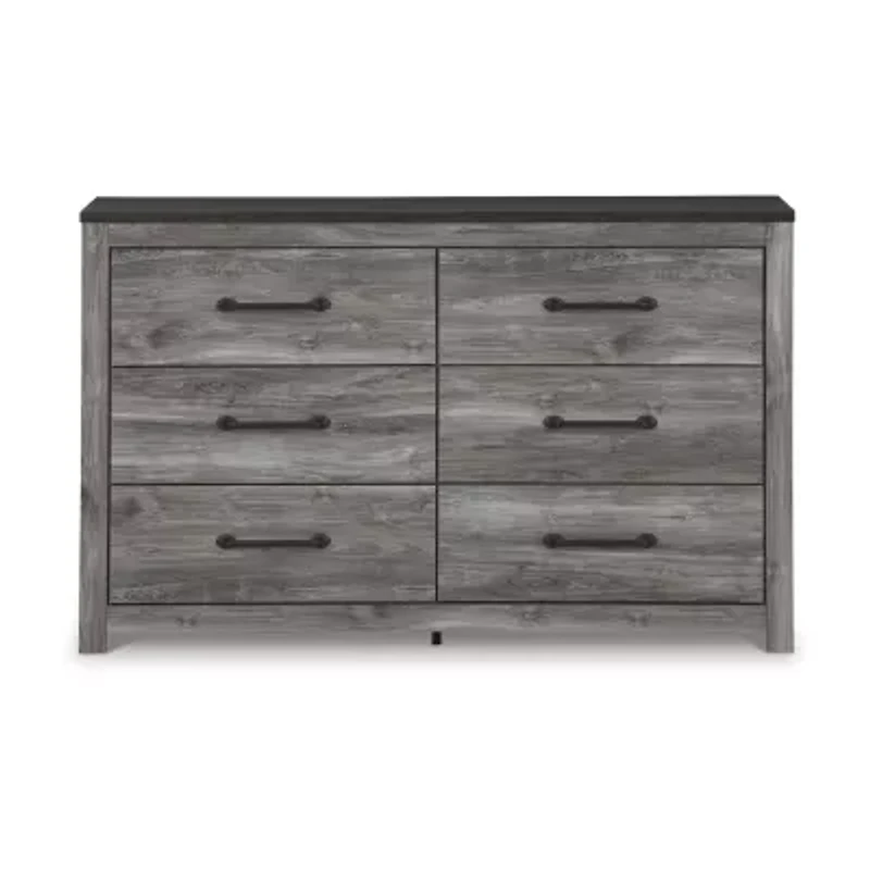 Signature Design by Ashley Bronyan 6-Drawer Dresser in Dark Gray