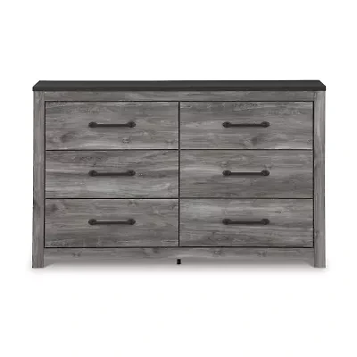 Signature Design by Ashley Bronyan 6-Drawer Dresser in Dark Gray