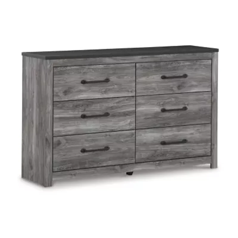 Signature Design by Ashley Bronyan 6-Drawer Dresser in Dark Gray