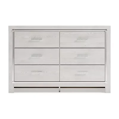 Signature Design by Ashley Altyra 6-Drawer Dresser in White