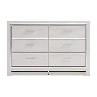 Signature Design by Ashley Altyra 6-Drawer Dresser in White