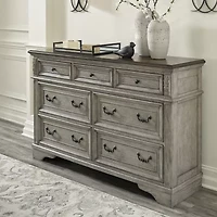 Signature Design by Ashley Lodenbay 7-Drawer Dresser in Antique Gray
