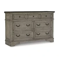 Signature Design by Ashley Lodenbay 7-Drawer Dresser in Antique Gray