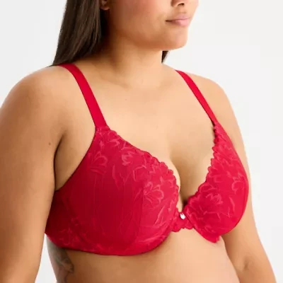 Ambrielle Tulip Lace Push Up Bra