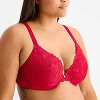 Ambrielle Tulip Lace Push Up Bra