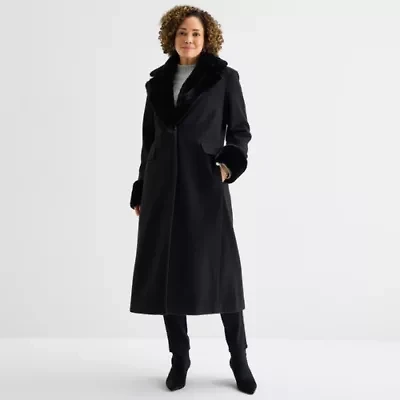 Liz Claiborne Womens Heavyweight Car Coat