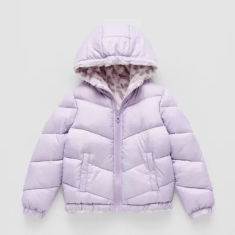 Spyder Little & Big Kid Girls Hooded Reversible Heavyweight Puffer Jacket