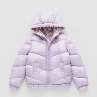 Spyder Little & Big Kid Girls Hooded Reversible Heavyweight Puffer Jacket