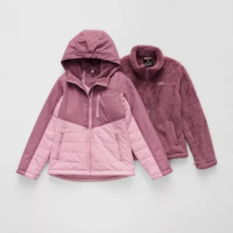 Spyder Little & Big Kid Girls Hooded Heavyweight Utility Jacket