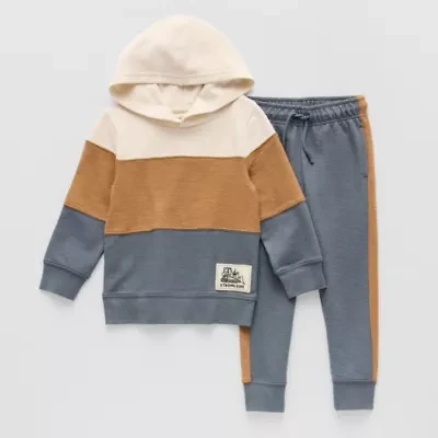 Okie Dokie Toddler & Little Boys Husky 2-pc. Pant Set