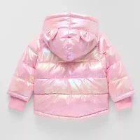 Okie Dokie Baby Girls Water Resistant Heavyweight Puffer Jacket