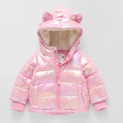 Okie Dokie Baby Girls Water Resistant Heavyweight Puffer Jacket