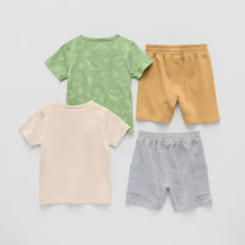 Little Lad Toddler Boys 4-pc. Short Set