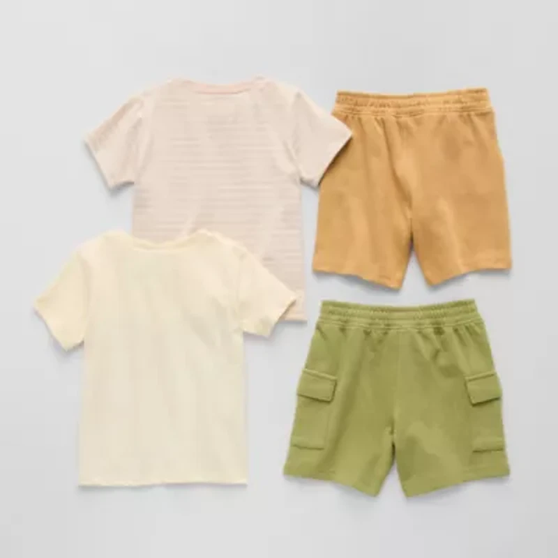 Little Lad Toddler Boys 4-pc. Short Set