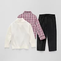 IZOD Toddler Boys 3-pc. Sweater Set