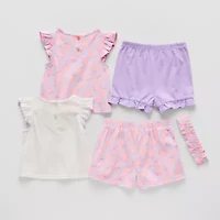 Little Lass Toddler Girls 5-pc. Short Set