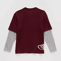 Thereabouts Little & Big Kid Boys Crew Neck Long Sleeve Oversized Graphic T-Shirt