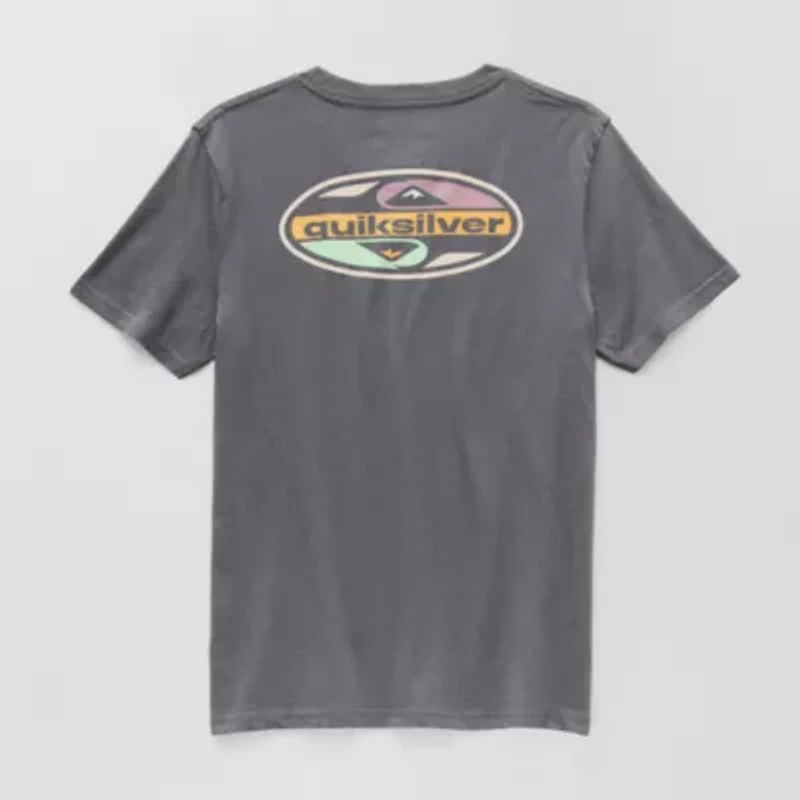 Quiksilver Big Kid Boys Crew Neck Short Sleeve Regular Fit Graphic T-Shirt