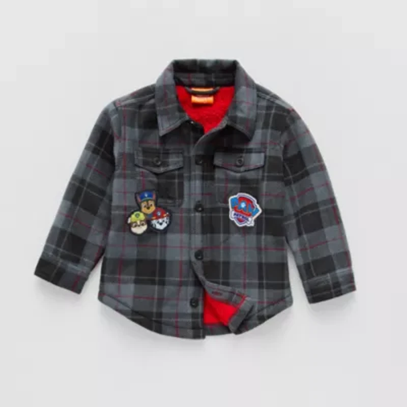 Toddler Boys Paw Patrol Lightweight Shirt Jacket
