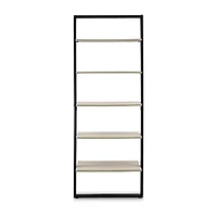 Signature Design by Ashley Waylowe 48" Double-Shelf Pedestal Home Office Desk