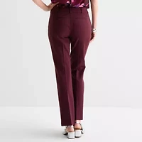 Liz Claiborne Audra Ponte Womens Straight Trouser