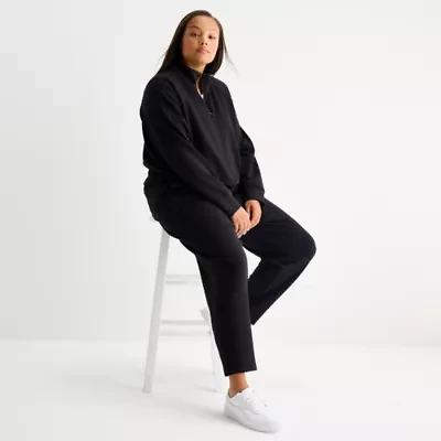 Xersion Womens Scuba Luxe Half Zip Pullover Plus