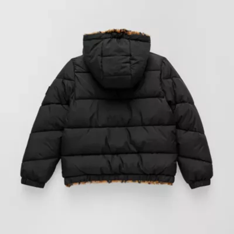 Spyder Little & Big Kid Girls Hooded Reversible Heavyweight Puffer Jacket