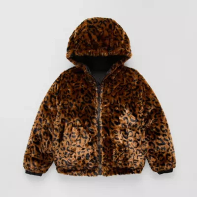 Spyder Little & Big Kid Girls Hooded Reversible Heavyweight Puffer Jacket