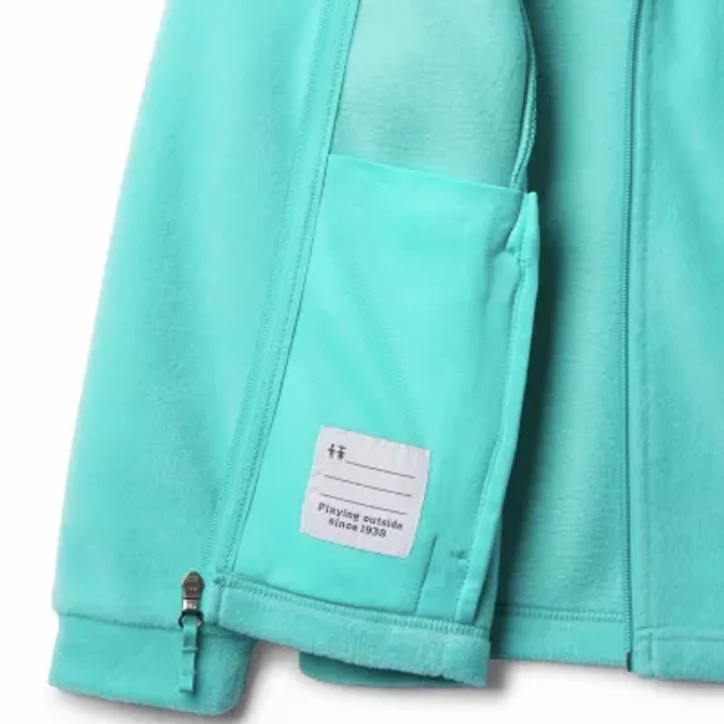Columbia Little & Big Kid Girls Fleece Hooded Lightweight Jacket