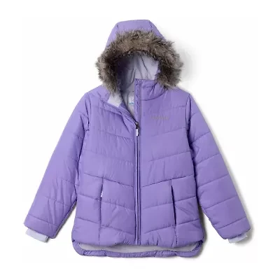 Columbia Katelyn Crest Little & Big Kid Girls Hooded Heavyweight Quilted Jacket