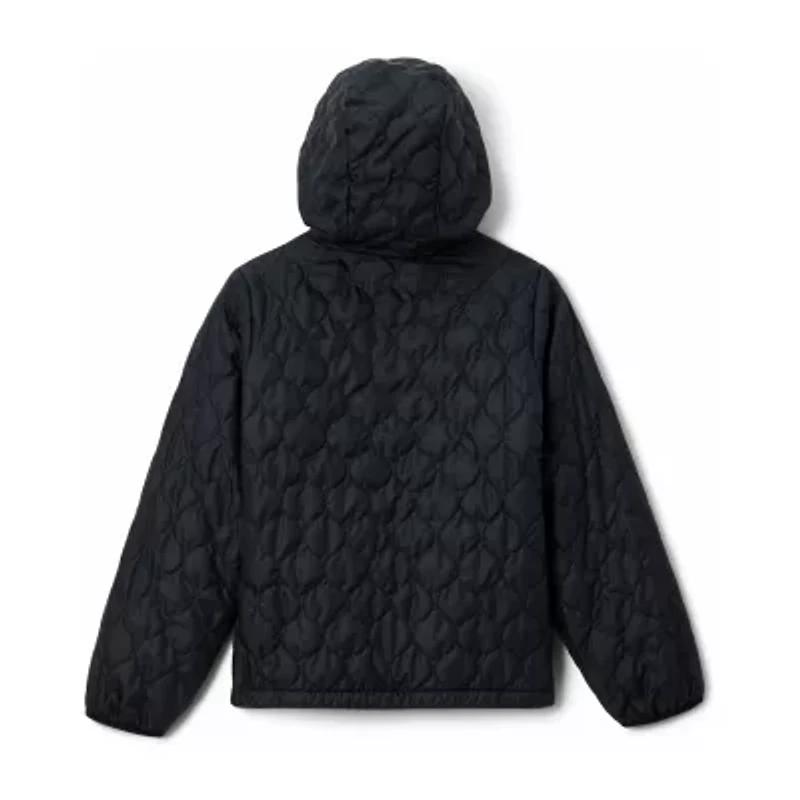 Columbia Little & Big Kid Girls Hooded Water Resistant Heavyweight Quilted Jacket