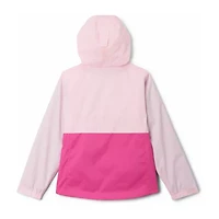 Columbia Rain-Zilla Little & Big Kid Girls Hooded Waterproof Midweight Raincoat