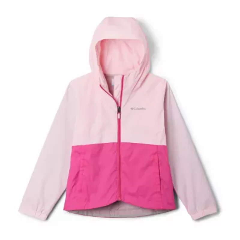 Columbia Rain-Zilla Little & Big Kid Girls Hooded Waterproof Midweight Raincoat