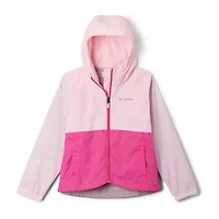 Columbia Rain-Zilla Little & Big Kid Girls Hooded Waterproof Midweight Raincoat