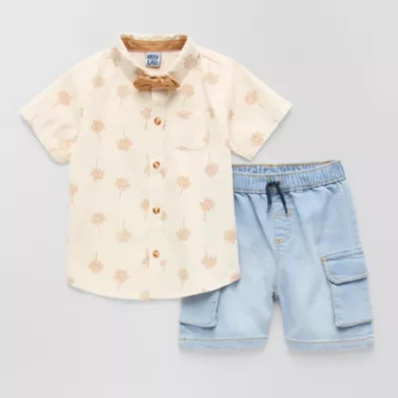 Little Lad Toddler Boys 2-pc. Short Set