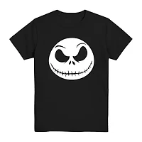 Little & Big Kid Boys Crew Neck Short Sleeve Regular Fit Nightmare Before Christmas Graphic T-Shirt