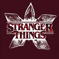 Little & Big Kid Boys Crew Neck Short Sleeve Regular Fit Stranger Things Graphic T-Shirt