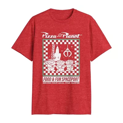 Mens Crew Neck Short Sleeve Regular Fit Toy Story Graphic T-Shirt