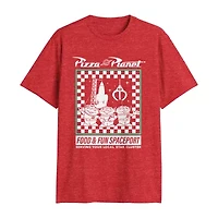 Mens Crew Neck Short Sleeve Regular Fit Toy Story Graphic T-Shirt