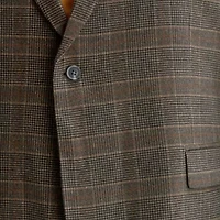 J. Ferrar Mens Big Plaid Sport Coat
