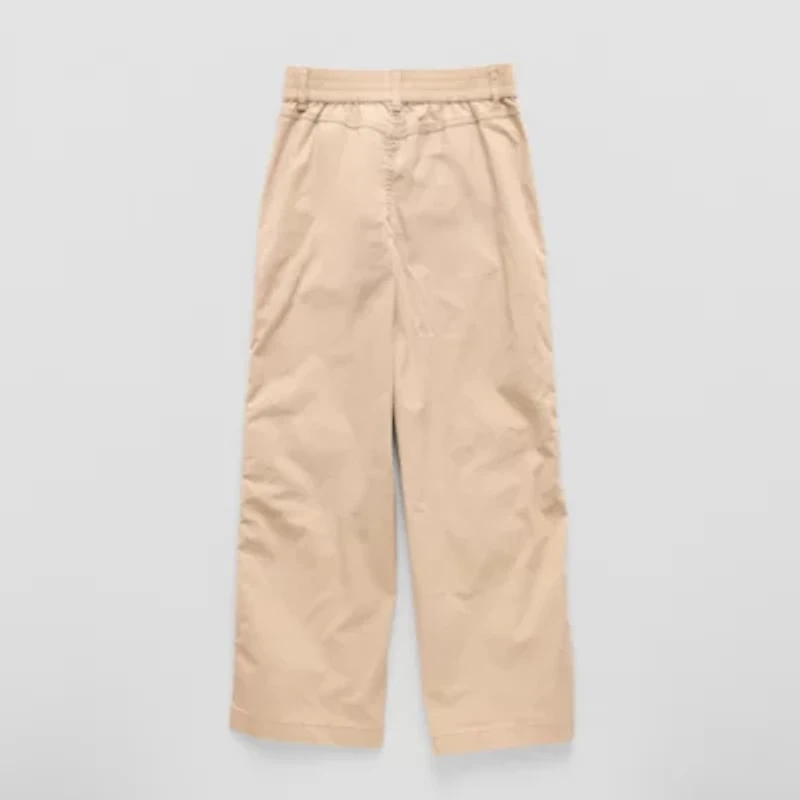 Vanilla Star Big Kid Girls Mid Rise Wide Leg Cargo Pant